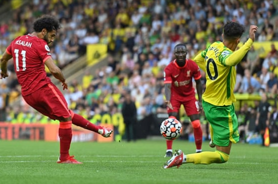  萨拉赫传射建功利物浦逆转阿森纳延续不败神话